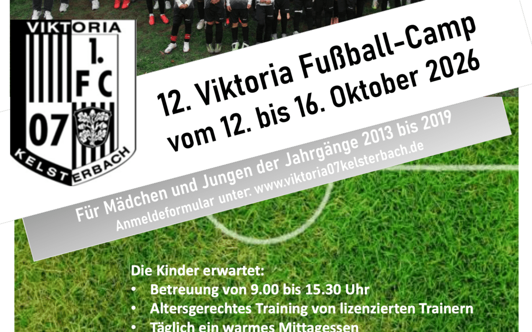 Anmelden zum Viktoria Fussball-Camp 2026